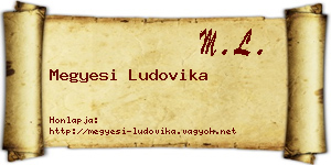 Megyesi Ludovika névjegykártya